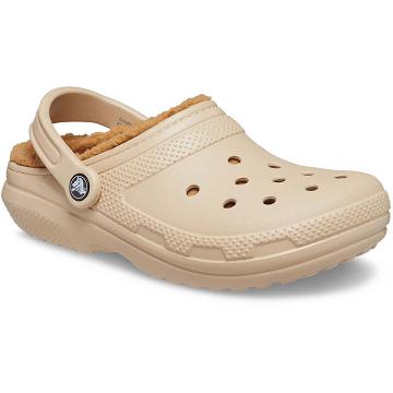 Zapatos Crocs Classic Forro Clog Hombre Kaki | Mexico 0668KORI